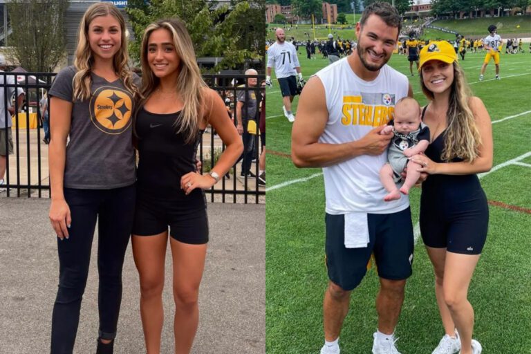 Amy Paternoster, Kenny Pickett's fiancée, hangs out with TJ Watt's wife