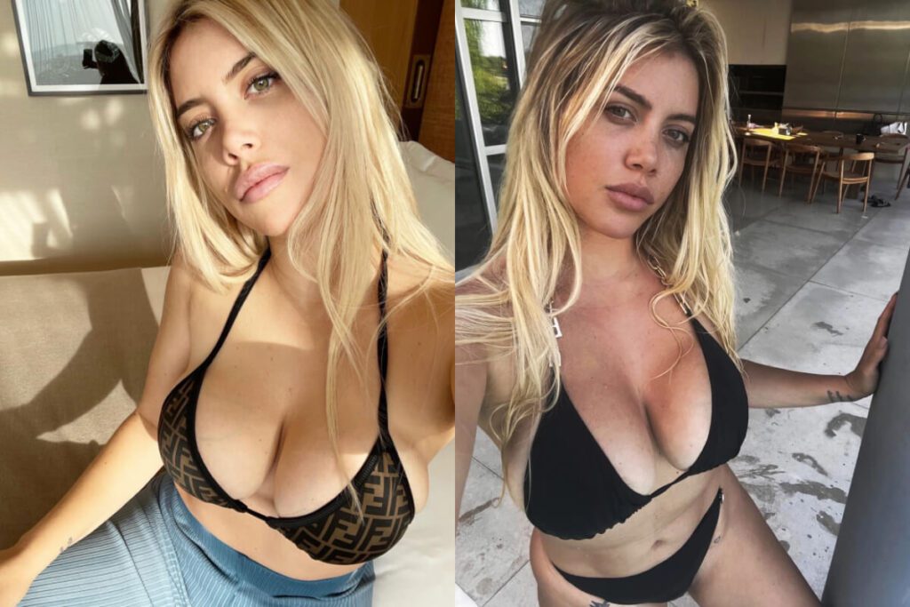 Wanda Nara Looks Gorgeous As She Treat Fans With Busty Bikini Selfie