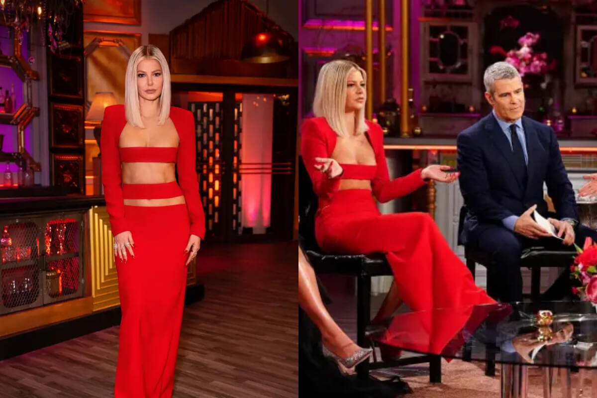 Ariana Madix Looks Gorgeous In Red ‘revenge Dress