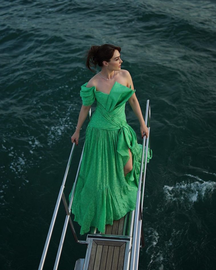 Esra Bilgiç Photos on Yacht