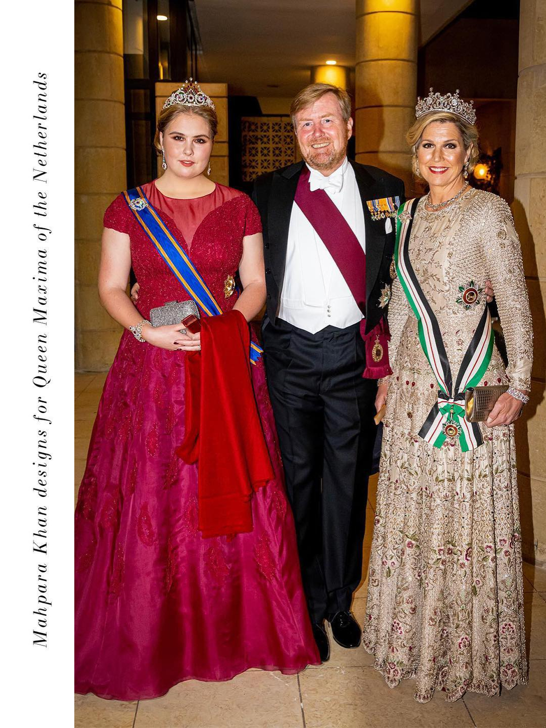 Gown for Queen Maxima of the Netherlands