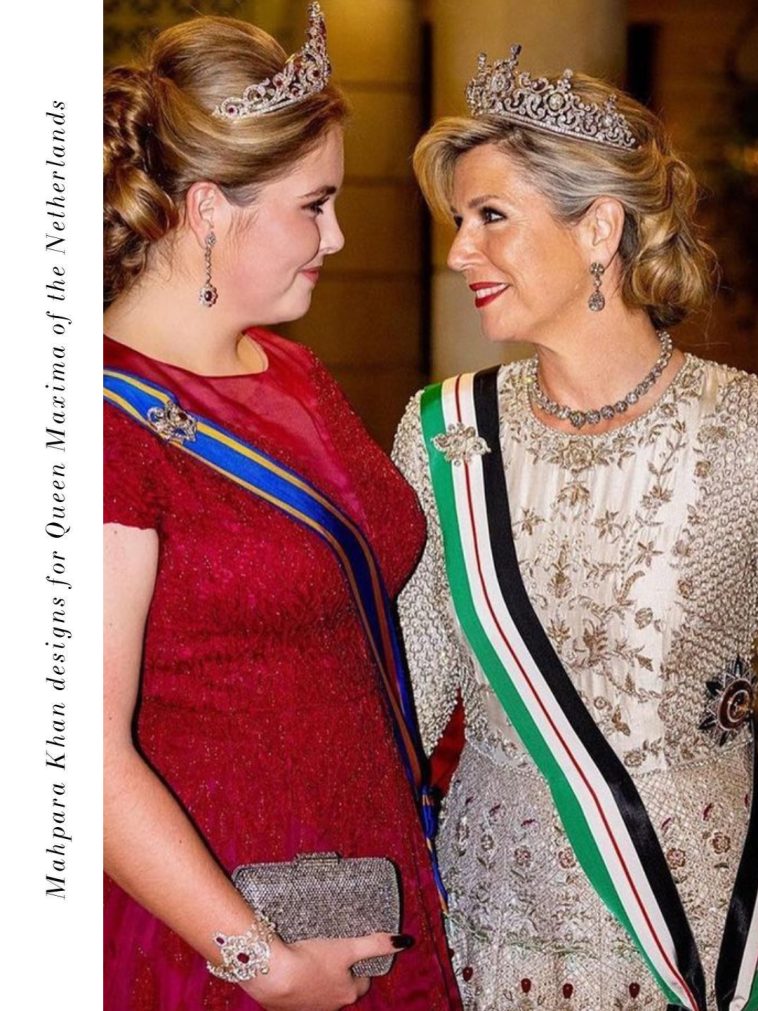 Gown for Queen Maxima of the Netherlands