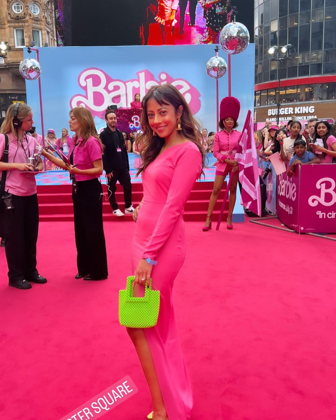 Ainy Jaffri in Barbie Premiere